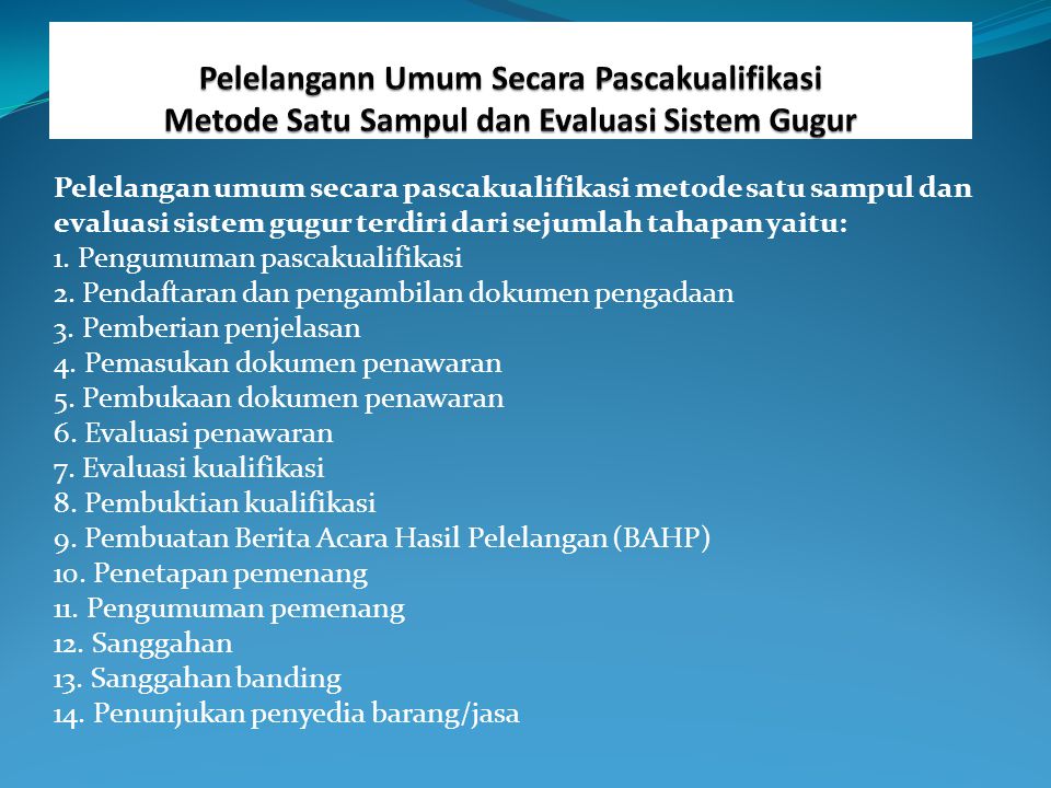 Apa Itu Tender Pengertian Tahapan Manfaatnya Buickcafe